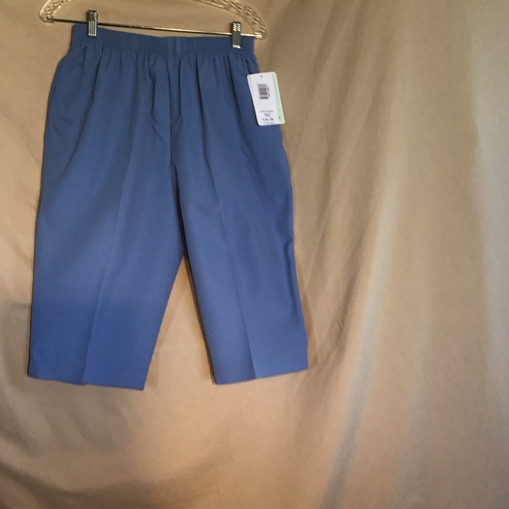Bon Worth Women's Sky Blue Capris